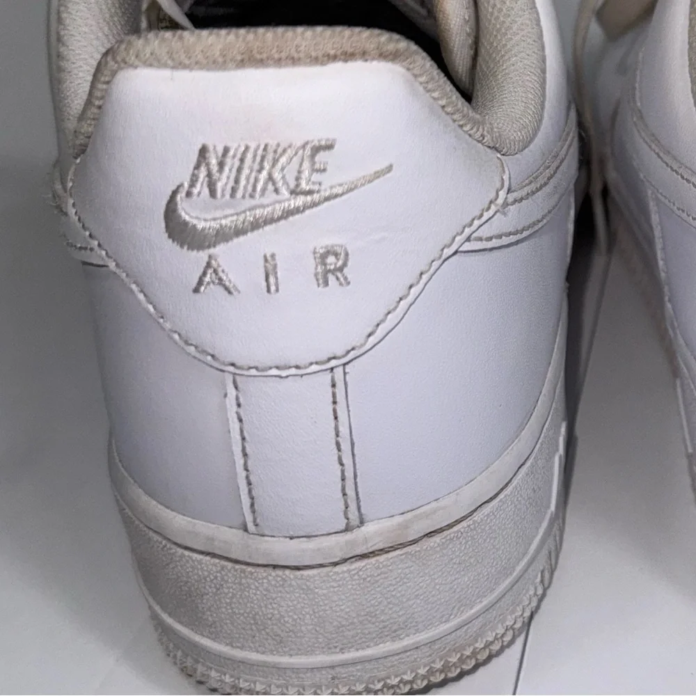Nike White Womens Leather Sneakers